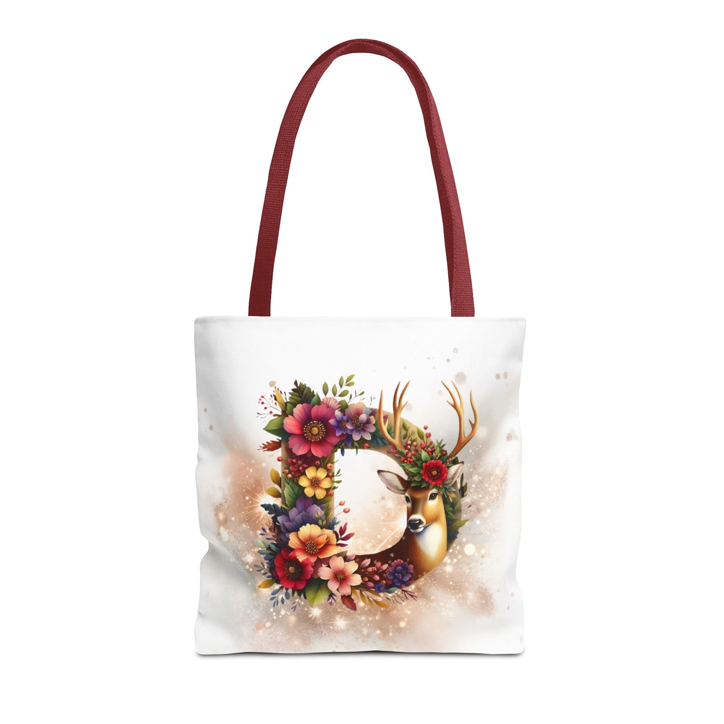 Bolso- Letra D Decorada Festividades Navideñas