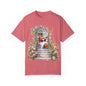 T-shirt Unisex Fantasma Bajando las Escaleras a Buscar Dulces en Halloween