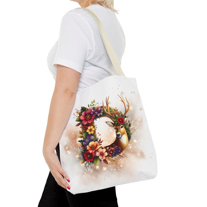 Bolso- Letra D Decorada Festividades Navideñas