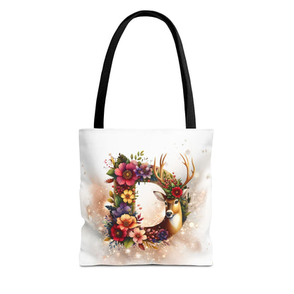 Bolso- Letra D Decorada Festividades Navideñas