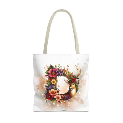 Bolso- Letra D Decorada Festividades Navideñas