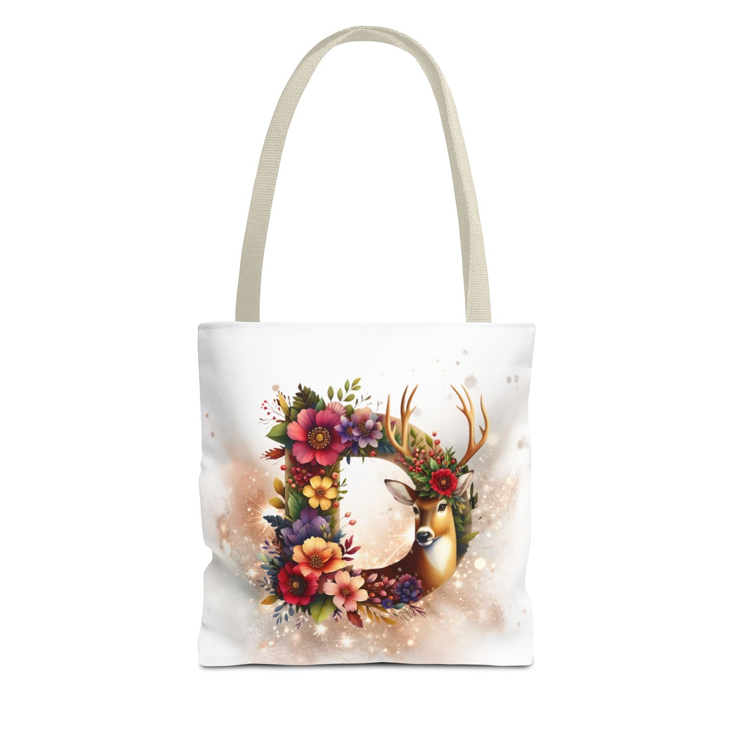 Bolso- Letra D Decorada Festividades Navideñas