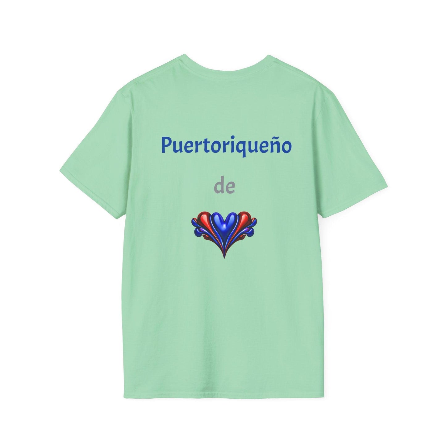 T-Shirt Mensaje Cultural de PR/T-Shirt Herencia Puertorriqueña/T-Shirt Influencias de Cultura Puertorriqueña