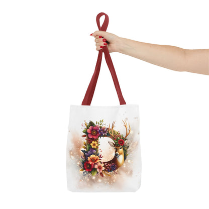 Bolso- Letra D Decorada Festividades Navideñas