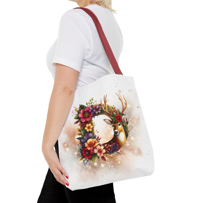 Bolso- Letra D Decorada Festividades Navideñas