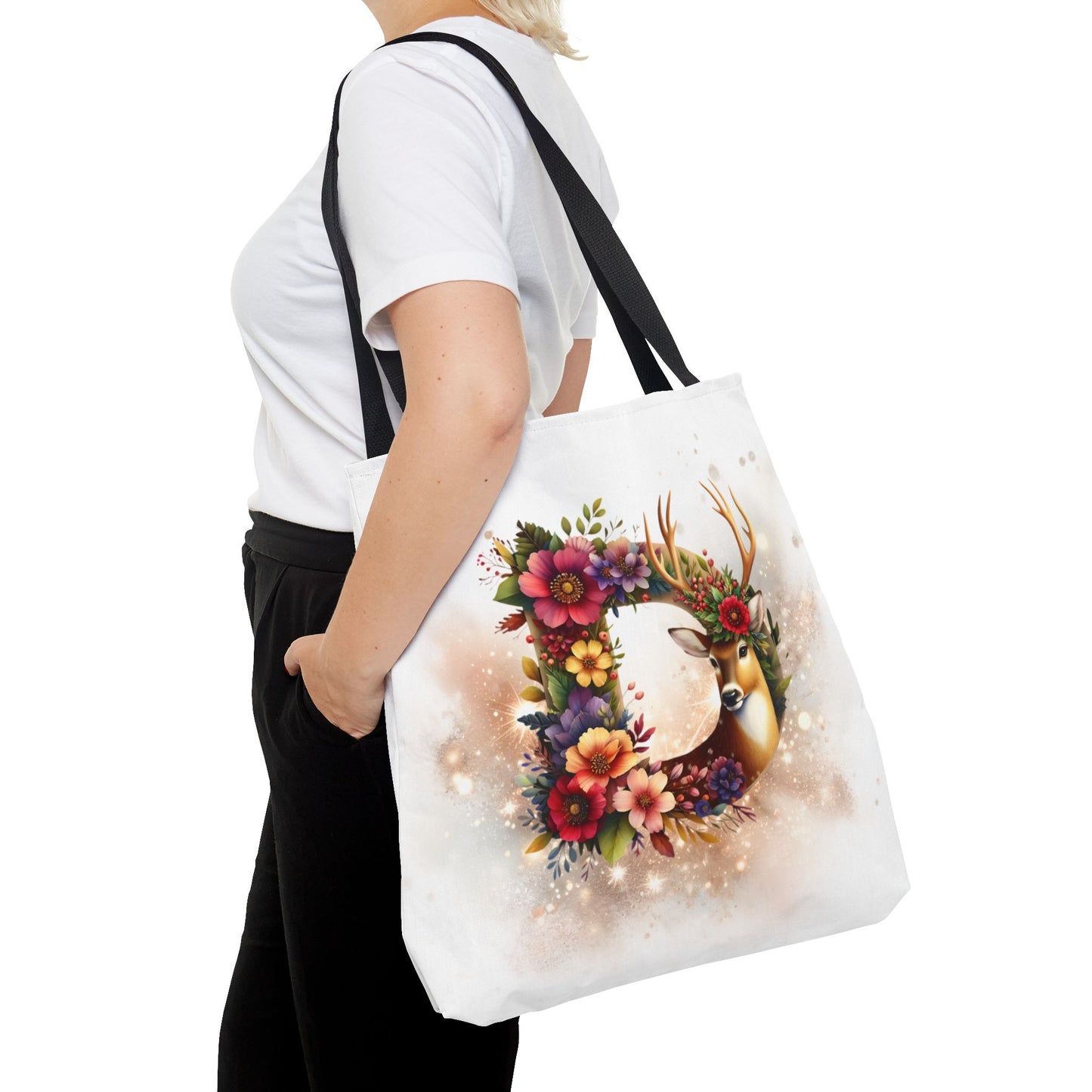 Bolso- Letra D Decorada Festividades Navideñas