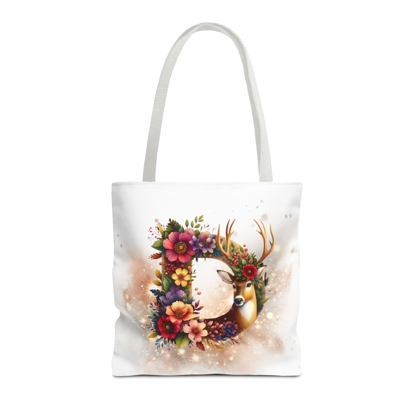 Bolso- Letra D Decorada Festividades Navideñas