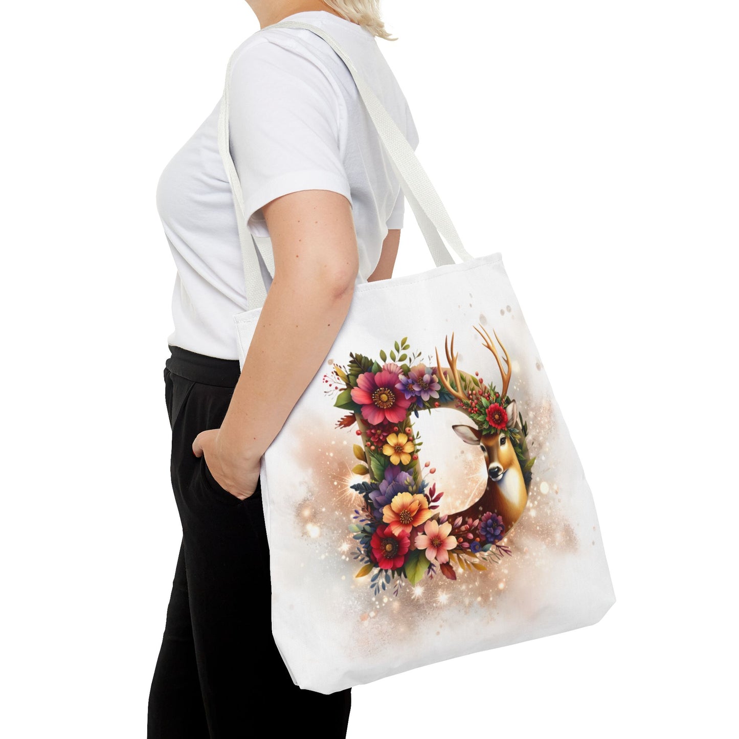 Bolso- Letra D Decorada Festividades Navideñas