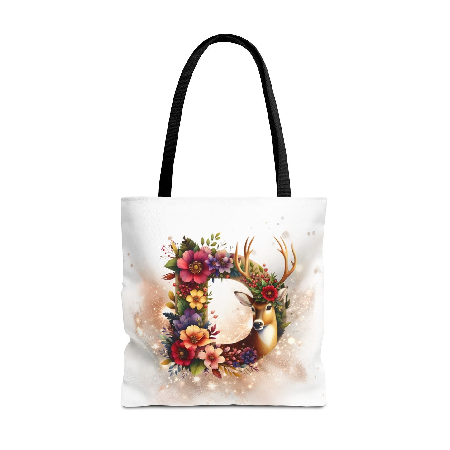 Bolso- Letra D Decorada Festividades Navideñas